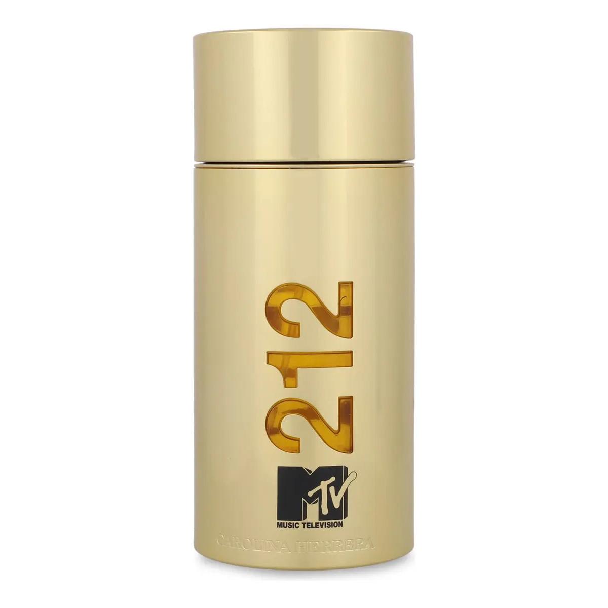 Carolina Herrera 212 Men Mtv 100Ml Edt Spray para Hombre Fragancia Masculina de Alta Calidad