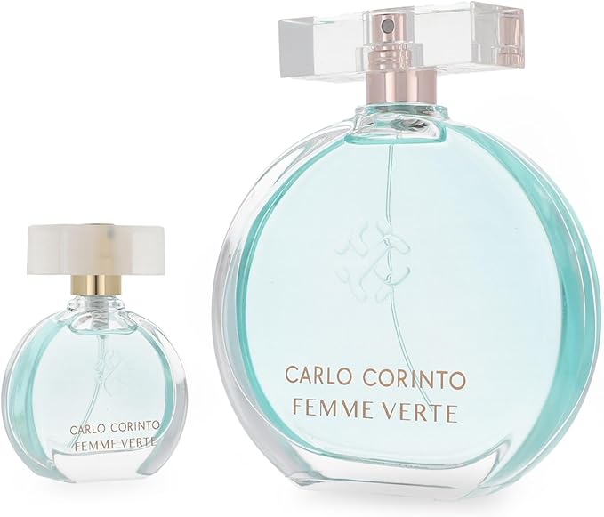 Set Carlo Corinto Femme Verte 2Pzs 100Ml Edt Spray/ 10Ml Edt Spray - Mujer
