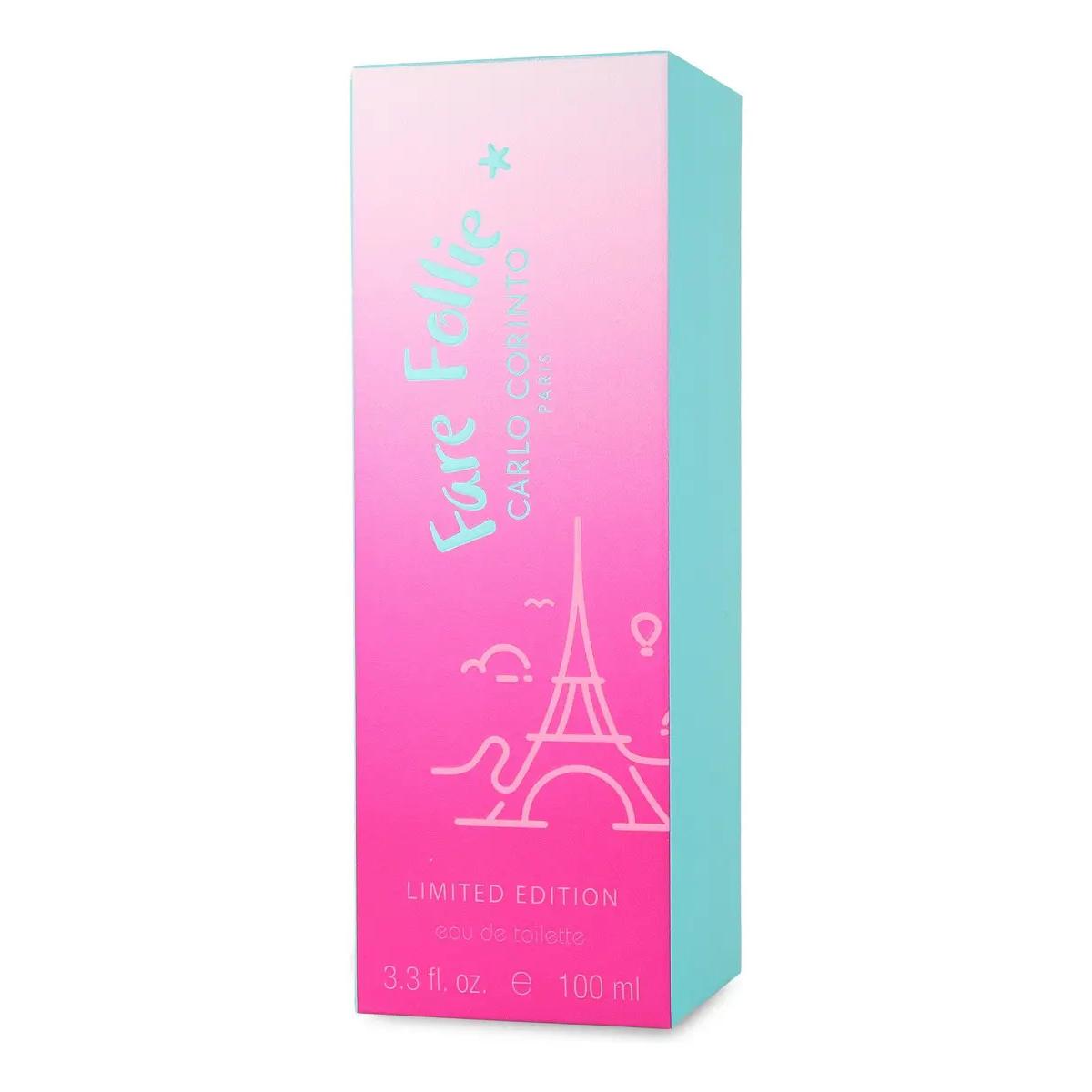 Fare Follie Limited Edition Dama Carlo Corinto 100 ml Edt Spray - Mujer
