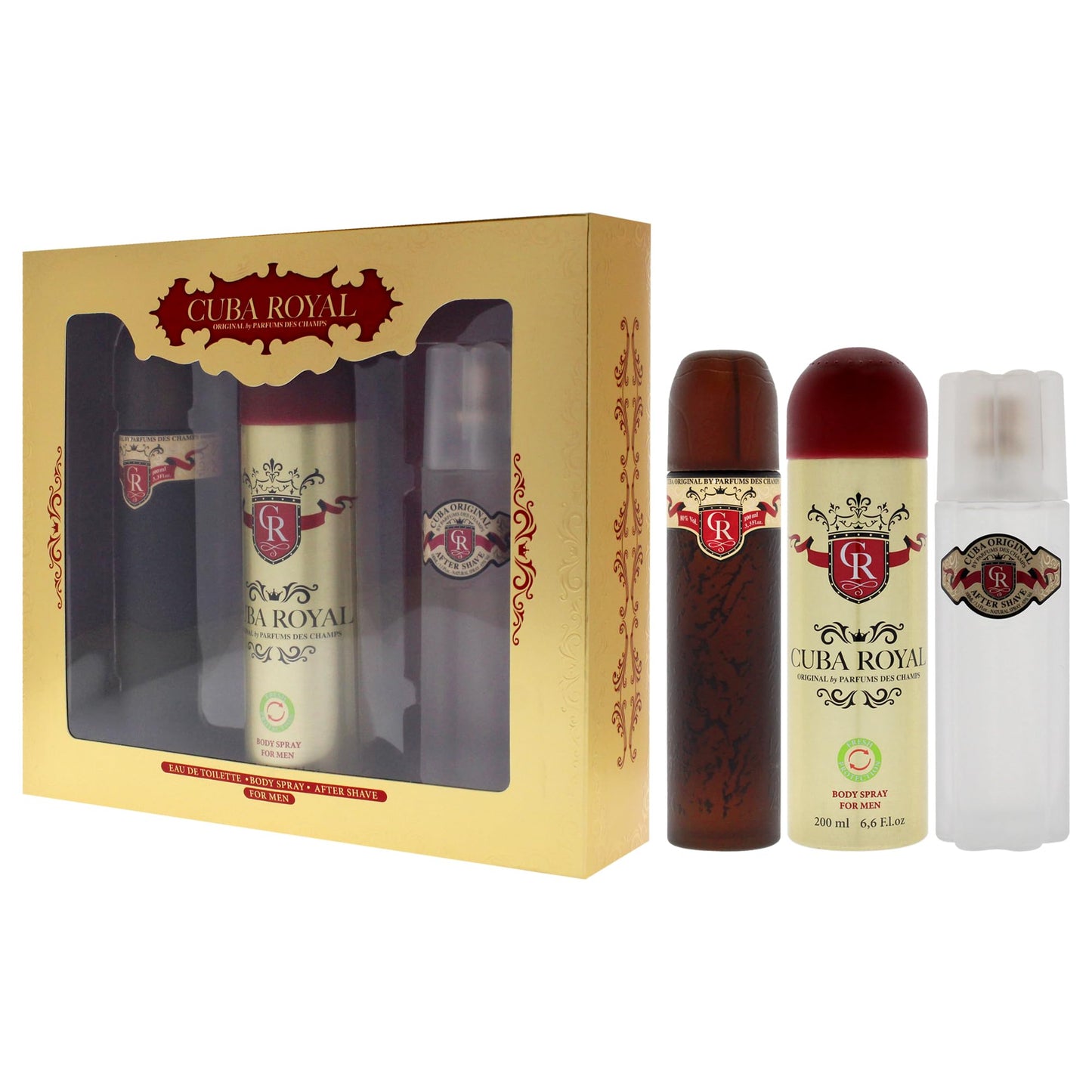 Set Cuba Royal For Men Des Champs 3 Pz - Hombre