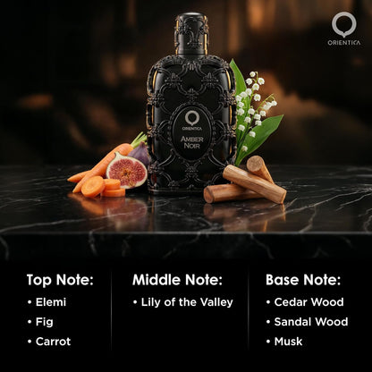 Amber Noir Unisex Orientica Luxury Collection 80 ml Edp Spray - Unsex