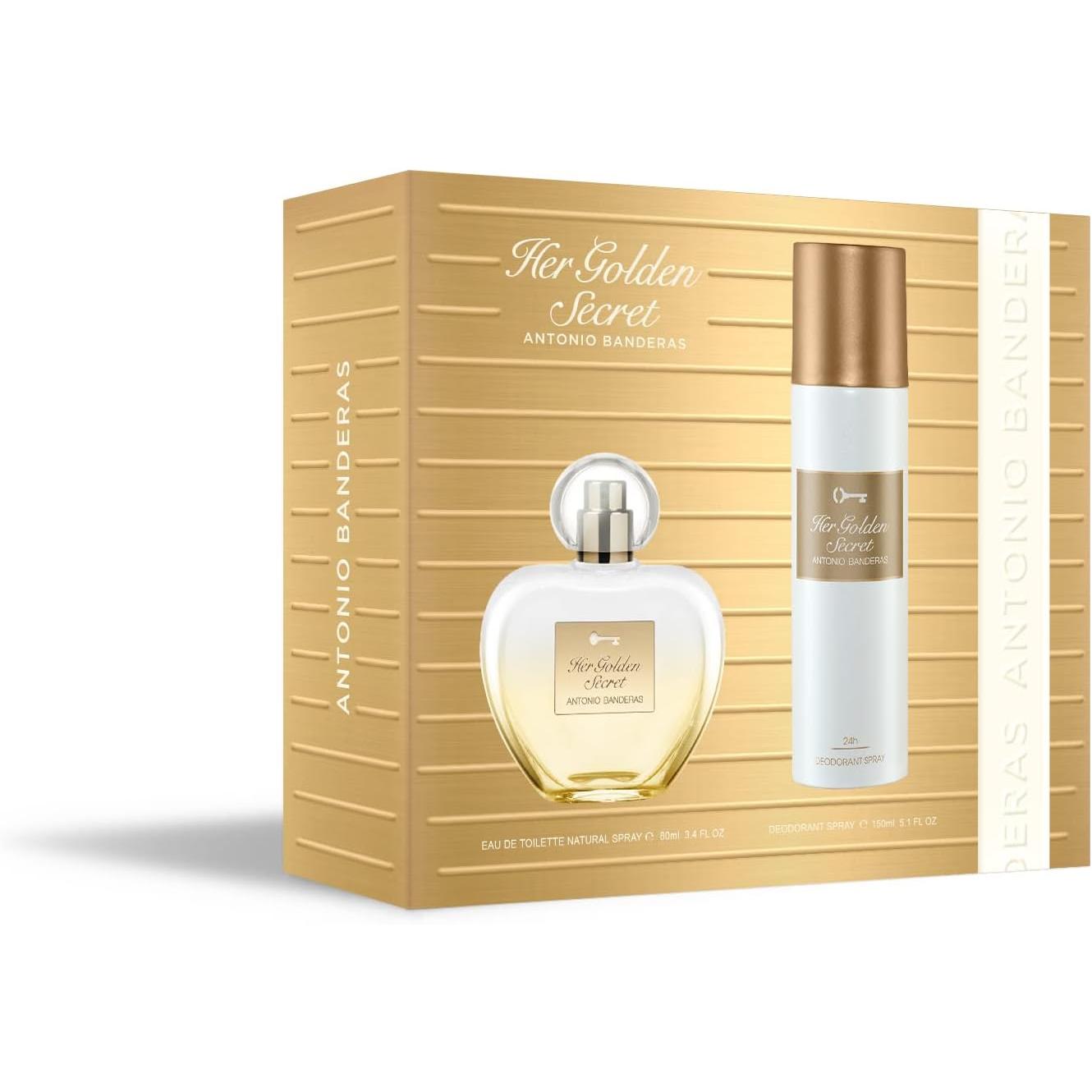Set The Golden Secret Antonio Banderas 2Pz - Dama