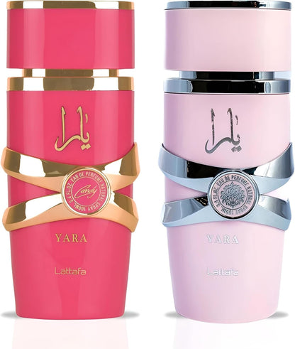 Set Lattafa Yara 2Pzs Candy 100Ml Edp Spray/ Yara 100Ml Edp Spray - Mujer