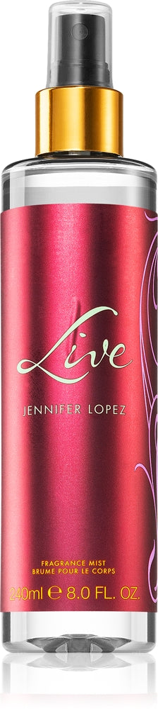Live Dama Jennifer Lopez 240 ml Body Mist Spray | Perfumes y Fragancias PriceOnLine