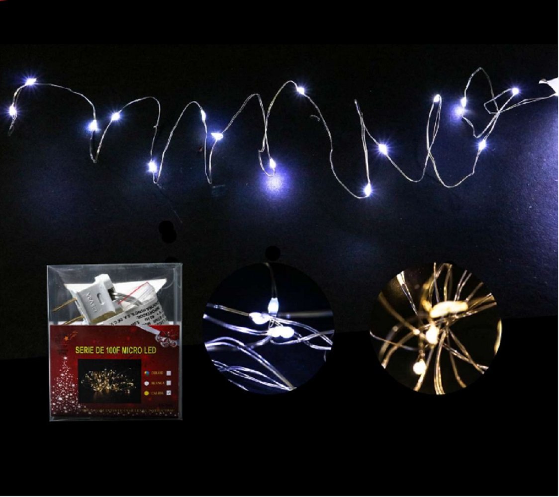 Luces Serie Navideña 10.5 m 100F Micro Led Luz Cálida - PriceOnLine | Perfumes y Fragancias PriceOnLine