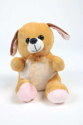 Peluche Zoo Chico 20 Cm Perrito Café Claro Blanco - PriceOnLine