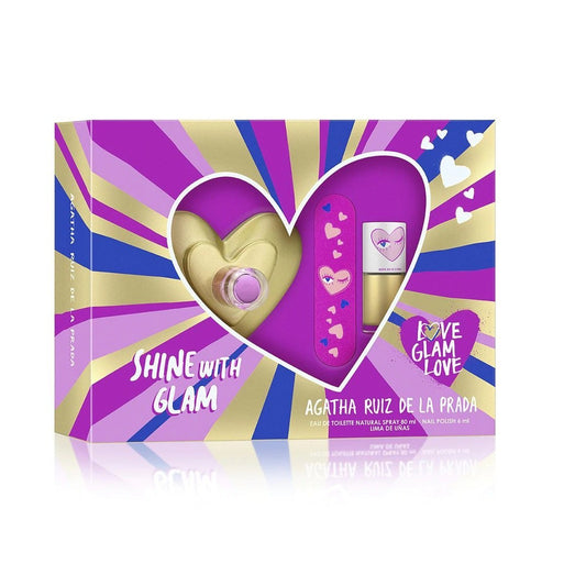 Set Love Glam Love Dama Agatha Ruiz de la Prada 3 Pz - PriceOnLine