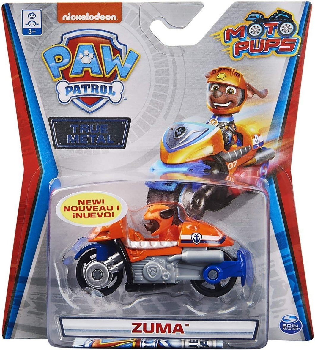 Paw Patrol True Metal Vehiculo Colección Spin Master Zuma-Moto Pups - PriceOnLine