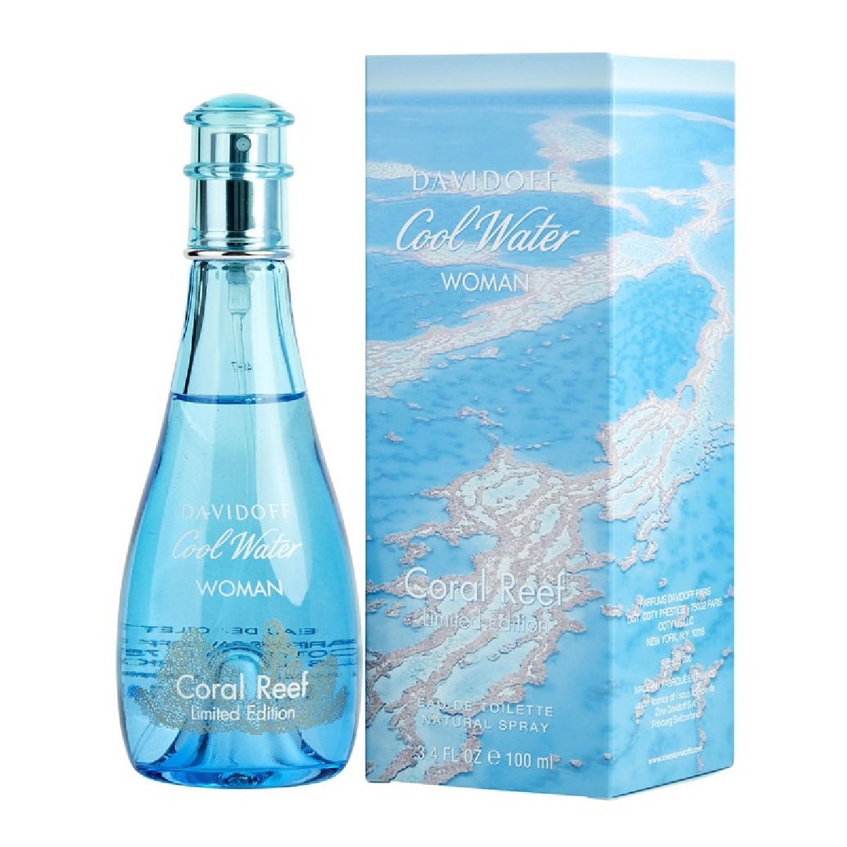 Cool Water Coral Reef Dama Davidoff 100 ml Edt Spray - PriceOnLine