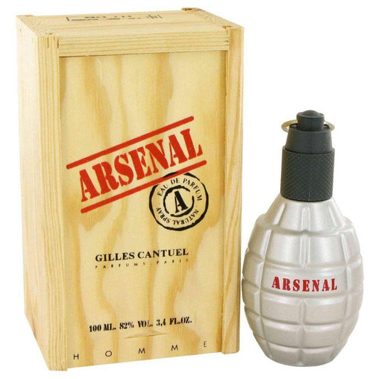 Arsenal Caballero Gilles Cantuel 100 ml Edp Spray (botella plateada, letras rojas) - PriceOnLine