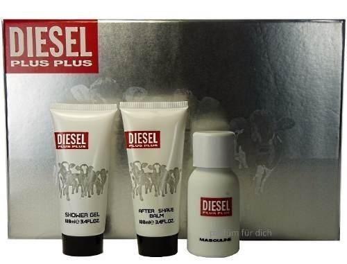 Set Diesel Plus Plus Caballero Diesel 3 Pz ( Perfume 75 ml-Gel De Ducha 100 ml-After Shave 100 ml ) - PriceOnLine | Perfumes y Fragancias PriceOnLine