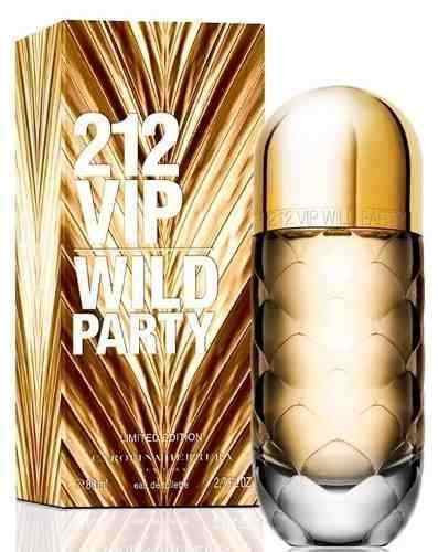 212 Vip Wild Party Dama Carolina Herrera 80 ml Edt Spray - PriceOnLine