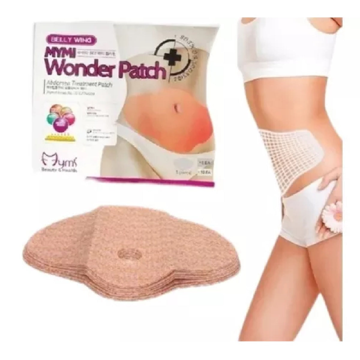 PriceOnLine 5 Parches Para Reducir Grasa Abdominal Wonder Patch | Perfumes y Fragancias PriceOnLine