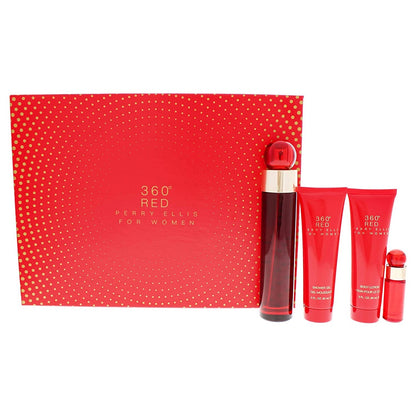 Set 360 Red Dama Perry Ellis 4 Pz - PriceOnLine