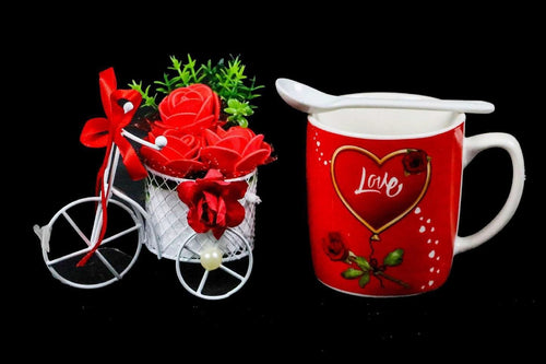 Taza At1313 Love Con Tricilo Roja 1399-12 - PriceOnLine