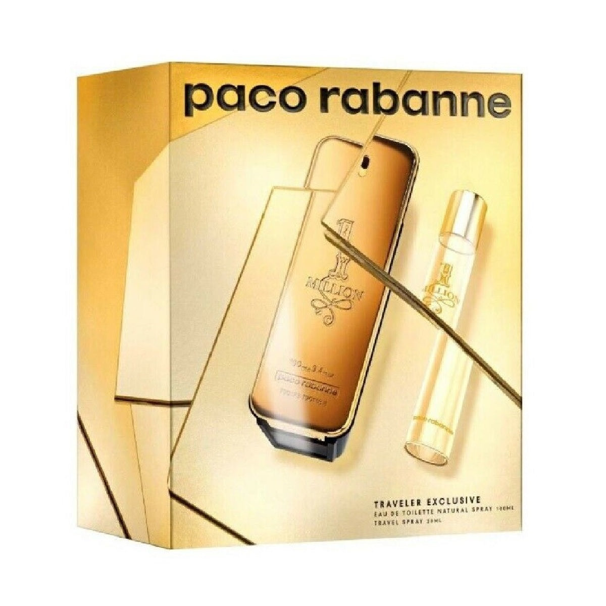 Set One Million Caballero Paco Rabanne 2 Pz (100 ml + 20 ml) - PriceOnLine | Perfumes y Fragancias PriceOnLine