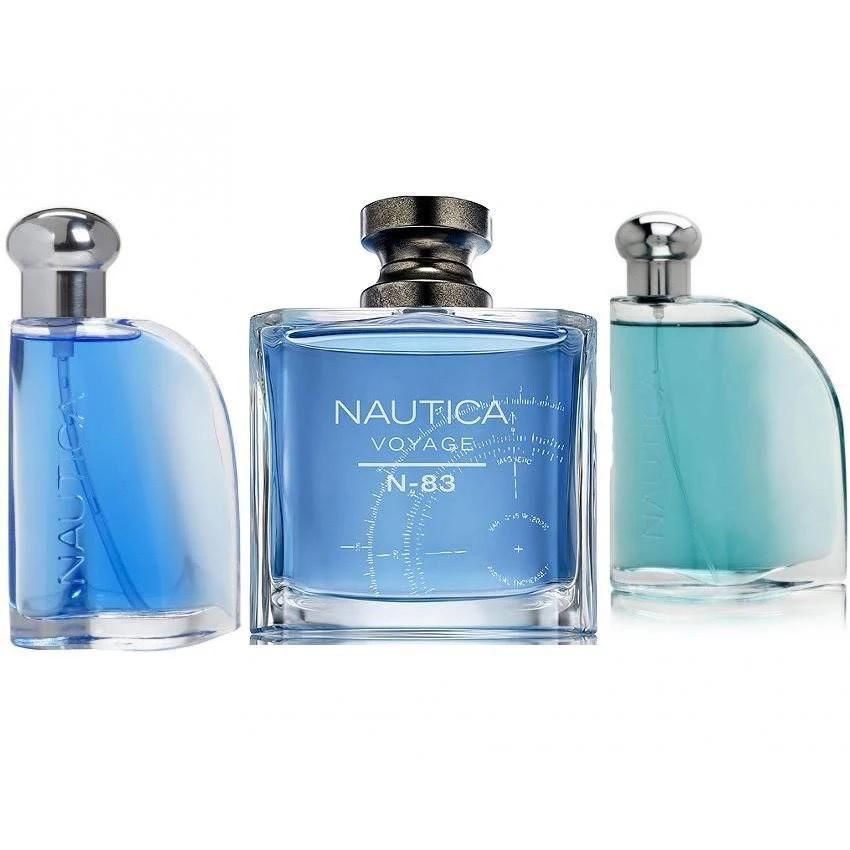 Paquete 3 Perfumes 3X1 Nautica Voyage N-83 + Blue + Classic Caballero 100 ml Edt Spray - PriceOnLine