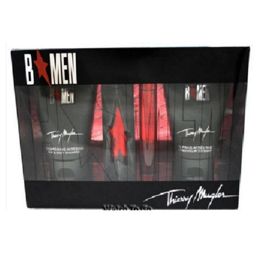 Set B Men Caballero Thierry Mugler 4 Pz ( 2 X 15 ml + Gel + After Shave ) - PriceOnLine | Perfumes y Fragancias PriceOnLine