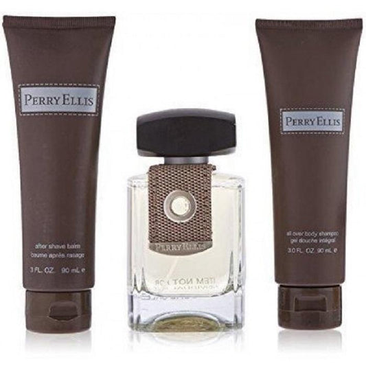 Set Perry Ellis Caballero Perry Ellis 3 Pz (Perfume 100 ml + Afther Shave 90 ml + Desodorante 78G) - PriceOnLine | Perfumes y Fragancias PriceOnLine