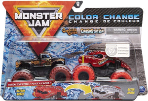 Monster Jam 2 Carritos Cambia De Color En Agua Captains Curse Vs Crushstation - PriceOnLine
