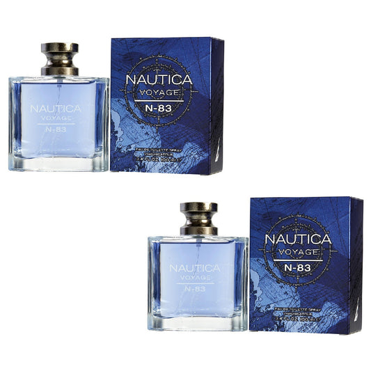 Paquete 2X1 Nautica Voyage N-83 Caballero 100 ml Edt Spray - PriceOnLine