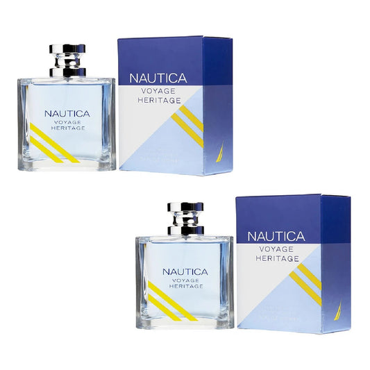 Paquete 2X1 Nautica Voyage Heritage Caballero Nautica 100 ml Edt Spray - PriceOnLine