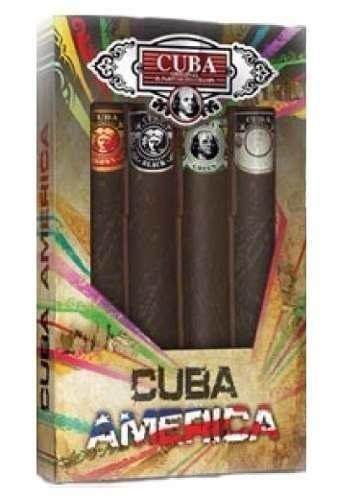 Set Cuba America Caballero Des Champs 4 Pz 35 ml c/u Spray - PriceOnLine