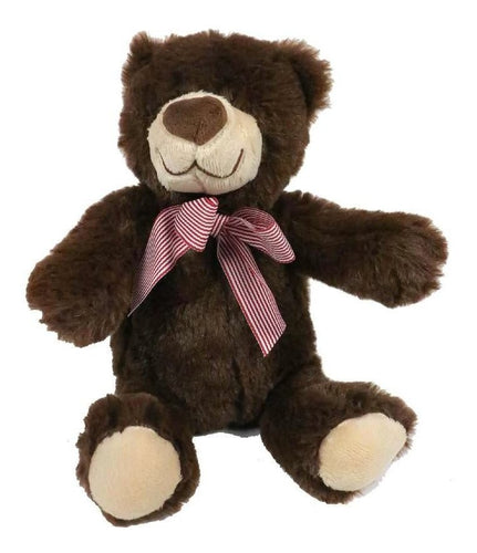 Peluche Oso Everbear 23cm Moño Café - PriceOnLine