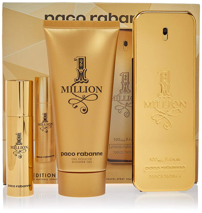 Set One Million Caballero Paco Rabanne 3 Pz - PriceOnLine | Perfumes y Fragancias PriceOnLine