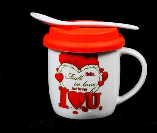 Taza Rj313 Con Tapa Roja 1404-18 - PriceOnLine