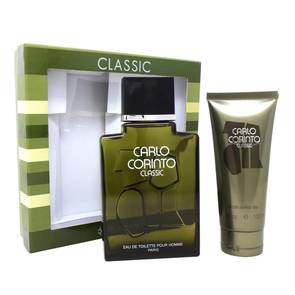 Set Carlo Corinto Classic Caballero Carlo Corinto 2 Pz (200 ml + after shave 100 ml) - PriceOnLine | Perfumes y Fragancias PriceOnLine