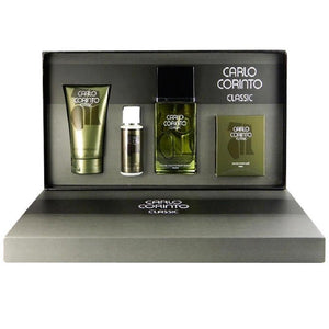 Set Carlo Corinto Classic Caballero Carlo Corinto 4 Pz ( Perfume + Gel Ducha + Afther Shave + Jabón ) - PriceOnLine