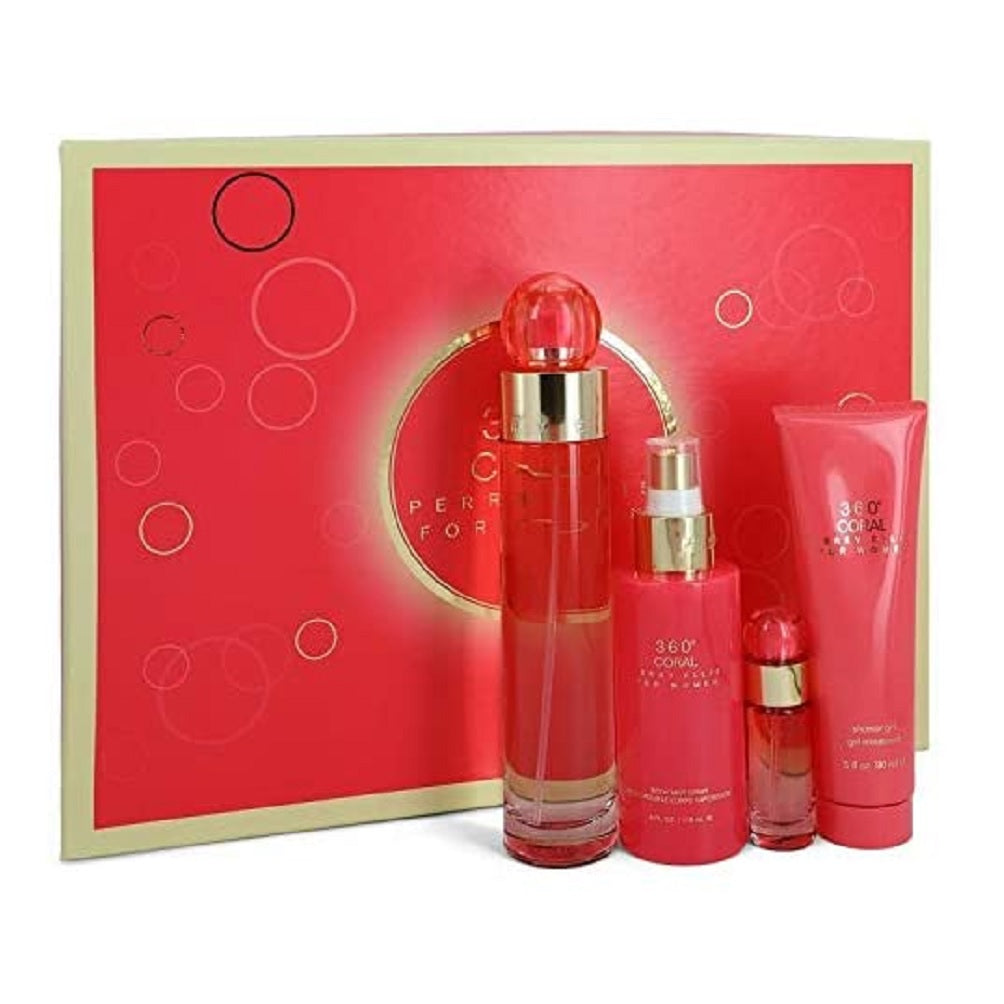 Set 360 Coral Dama Perry Ellis 4 pz - PriceOnLine