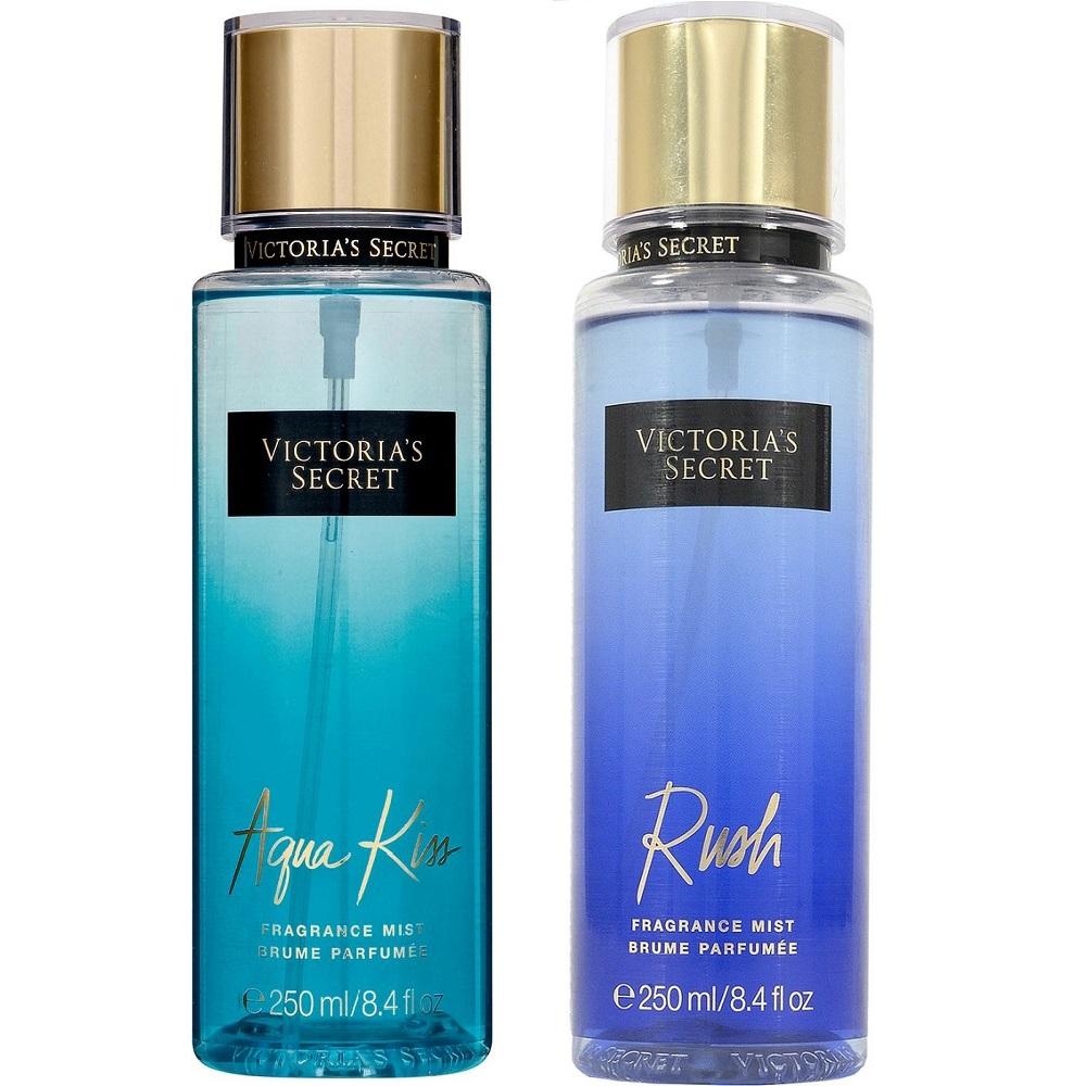 Duo Aqua Kiss + Rush Body Mist 250 ml Victoria Secret - PriceOnLine