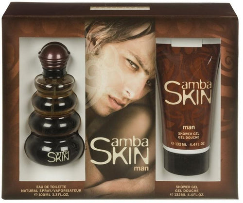 Set Samba Skin Caballero Samba 2 Pz (Perfume 100 ml - Gel De Ducha 132 ml) - PriceOnLine