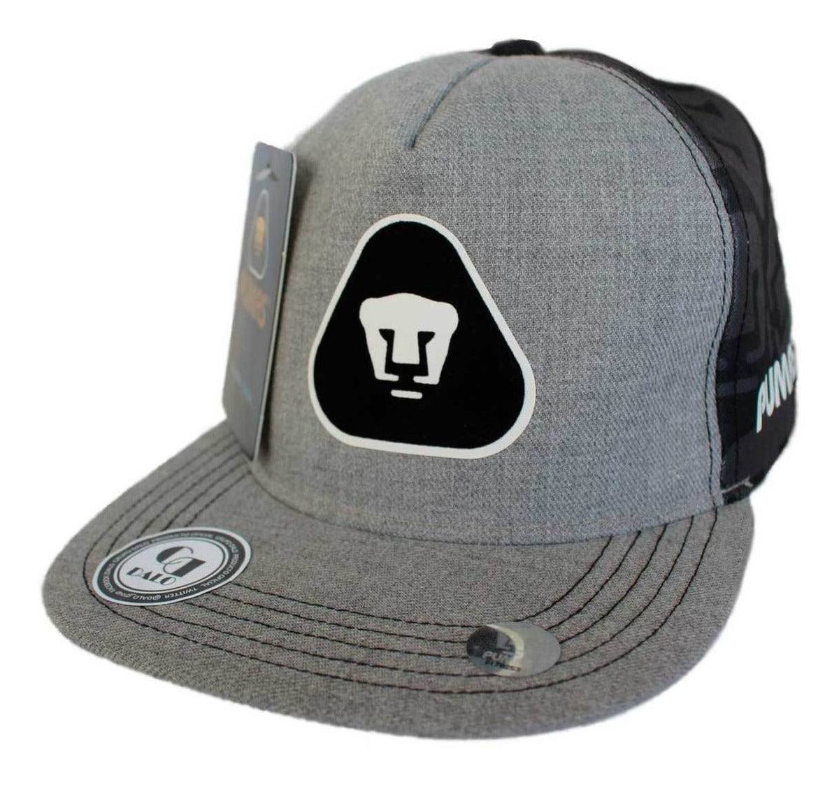 Gorra Visera Plana Snap Back Pumas Unam Oficial Gris Negro - PriceOnLine | Perfumes y Fragancias PriceOnLine