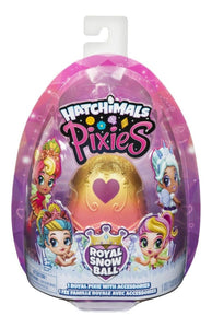 Hatchimals Pixies Royal Snow Ball Spin Master Coral - Dorado - PriceOnLine