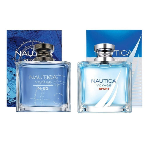 Paquete 2 Perfumes 2X1 Nautica Voyage N-83 + Sport Caballero 100 ml Edt Spray - PriceOnLine