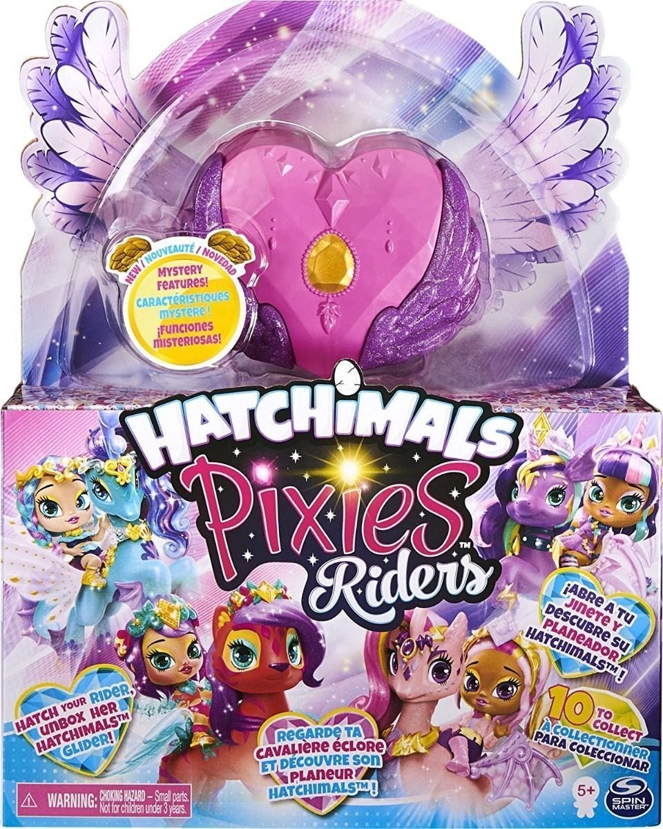Hatchimals Pixies Riders Spin Master Figuras Coleccionables Rosa-Lila - PriceOnLine