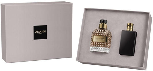 Set Valentino Uomo Caballero Valentino 2 Pz (Perfume 100 ml - Aftershave 100 ml) - PriceOnLine | Perfumes y Fragancias PriceOnLine