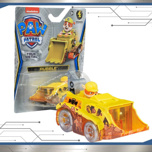 Paw Patrol True Metal Vehiculo Colección Spin Master Rubble-Power Series - PriceOnLine