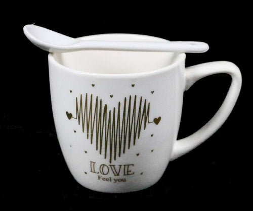 Taza At1282 Love You Are My Star Blanca Dorado 1405-20 - PriceOnLine