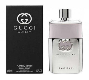 Gucci Guilty Platinum Caballero Gucci 90 ml Edt Spray - PriceOnLine