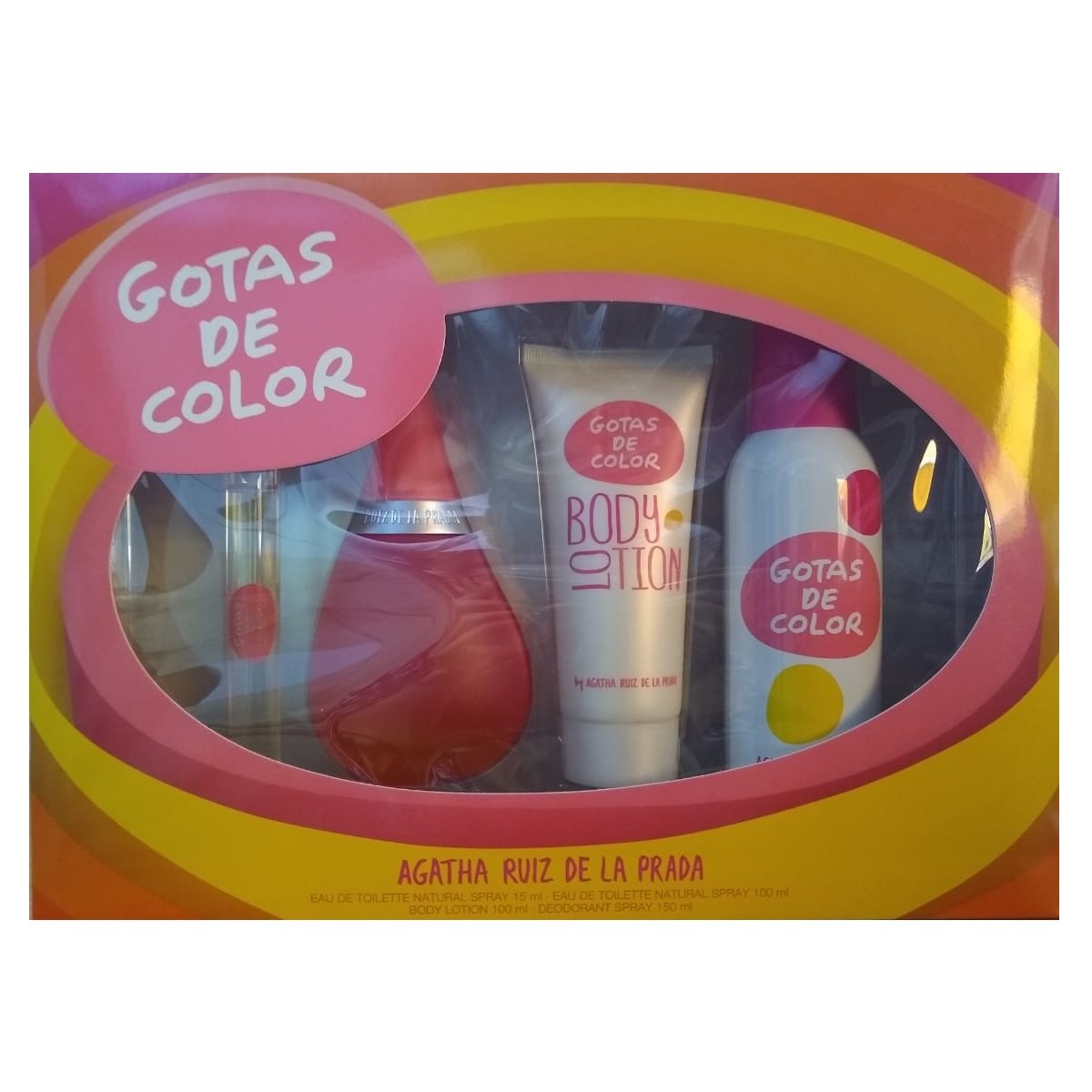 Set Gotas De Color Dama Agatha Ruiz De La Prada 4 Pz - PriceOnLine