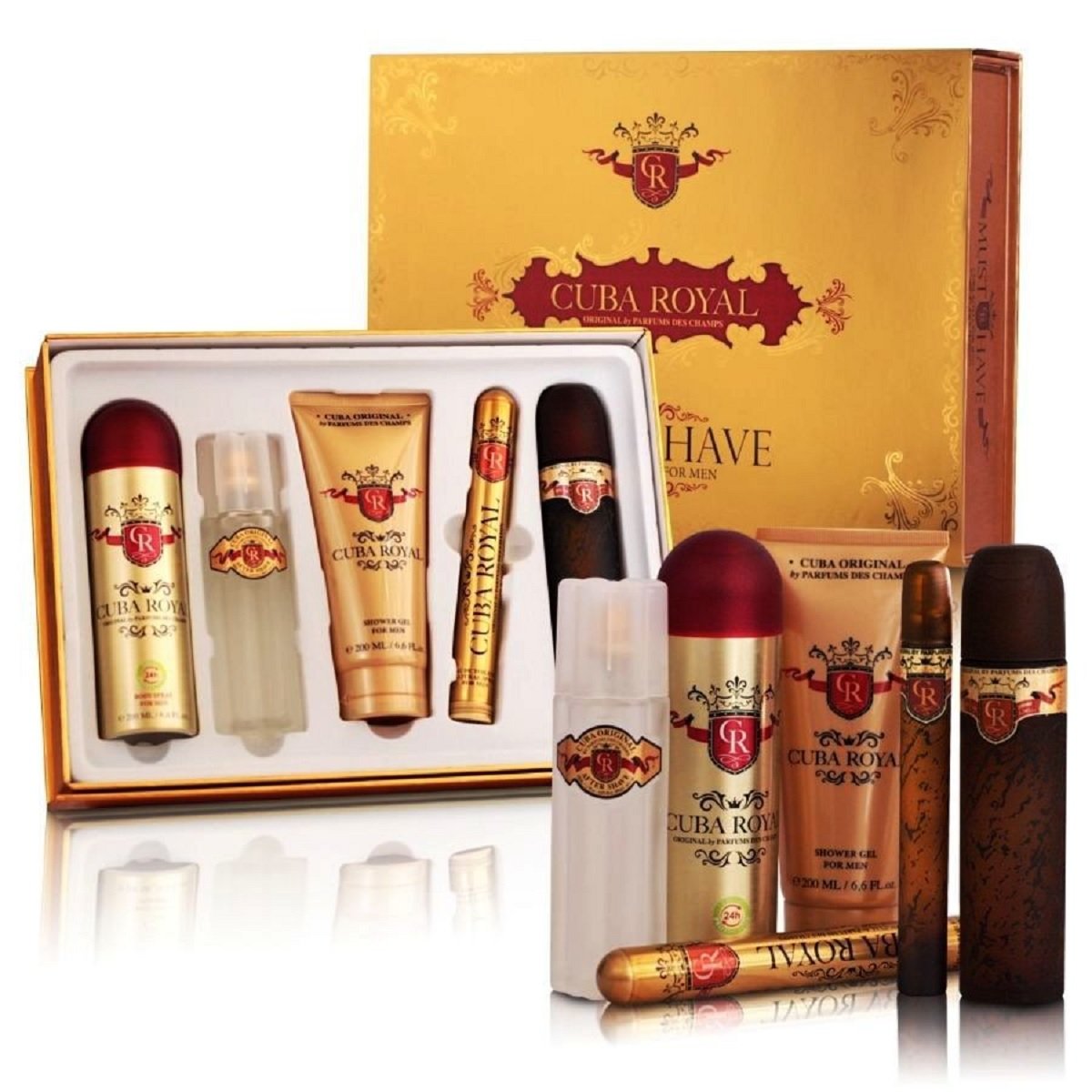 Set Cuba Royal For Men Must Have Caballero Fragluxe 5 Pz - PriceOnLine | Perfumes y Fragancias PriceOnLine