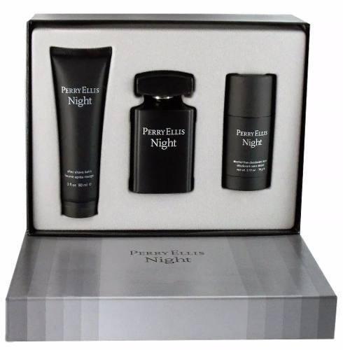 Set Perry Ellis Night Caballero Perry Ellis 3 Pz - PriceOnLine | Perfumes y Fragancias PriceOnLine
