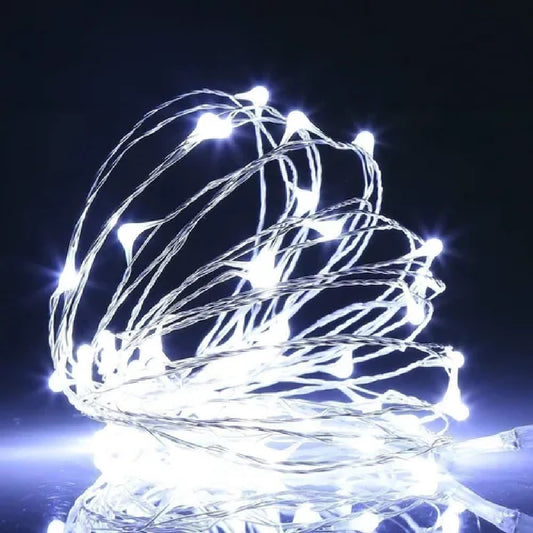 Luces Serie Navideña Micro Led 10 M Luz Blanca Conector Usb - PriceOnLine | Perfumes y Fragancias PriceOnLine