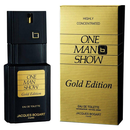 One Man Show Gold Edition Caballero Jacques Bogart 100 ml Edt Spray - PriceOnLine | Perfumes y Fragancias PriceOnLine