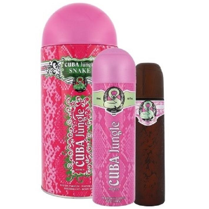 Set Cuba Jungle Snake Dama Des Champs 2 Pz ( Perfume - Desodorante ) - PriceOnLine