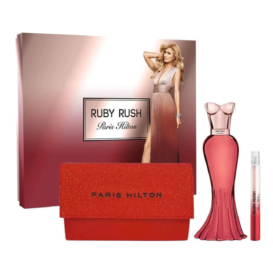 Set Ruby Rush Dama Paris Hilton 3 pz | Perfumes y Fragancias PriceOnLine